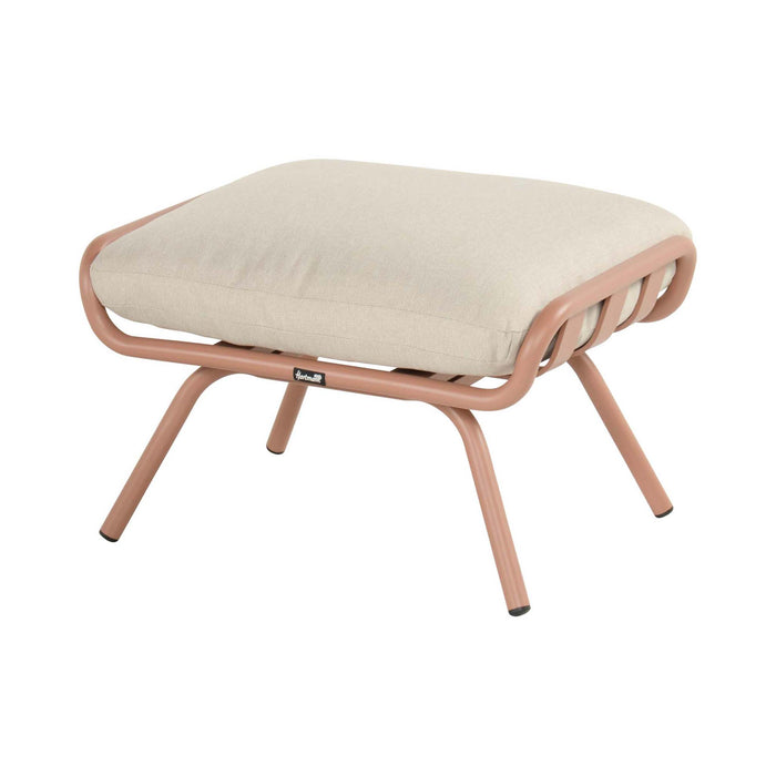 Toscana Footstool Alu Mocha