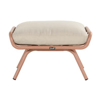 Toscana Footstool Alu Mocha