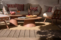 Toscana Coffee Table 110x69x32cm Alu Mocha w/Ceramic Top