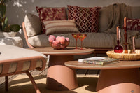 Toscana Coffee Table 110x69x32cm Alu Mocha w/Ceramic Top