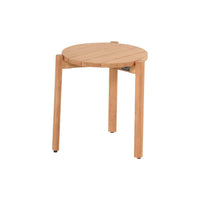 UBUD COFFEE TABLE ROUND TEAK WOOD HARTMAN GREECE