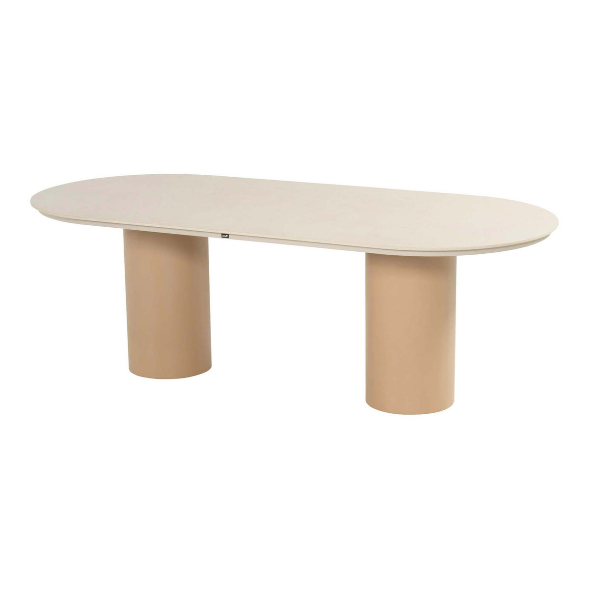 Valencia Table Oval 220x100cm Alu Cappuccino w/Ceramic Top - COMING AGAIN END OF JULY 2026