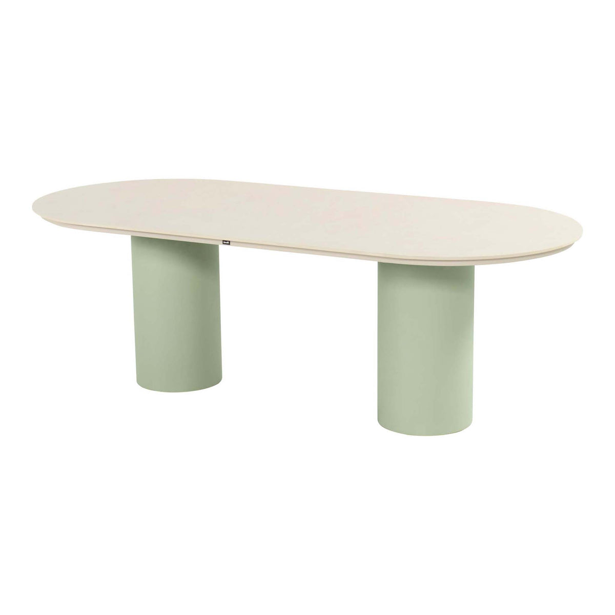 Valencia Table Oval 220x100cm Alu Cappuccino w/Ceramic Top - COMING AGAIN END OF JULY 2026