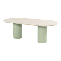 Valencia Table Oval 220x100cm Alu Cappuccino w/Ceramic Top - COMING AGAIN END OF JULY 2026