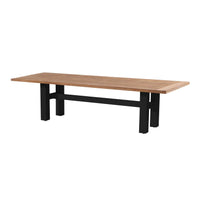 Yasmani Table 300x100cm Xerix w/Teak Wood Top